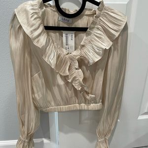 Lilyful Holiday Champagne Top